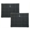 Airforce, AEG, Electrolux  Aktivkohlefilterset 235 x 192 x 15 mm 2 Stück
