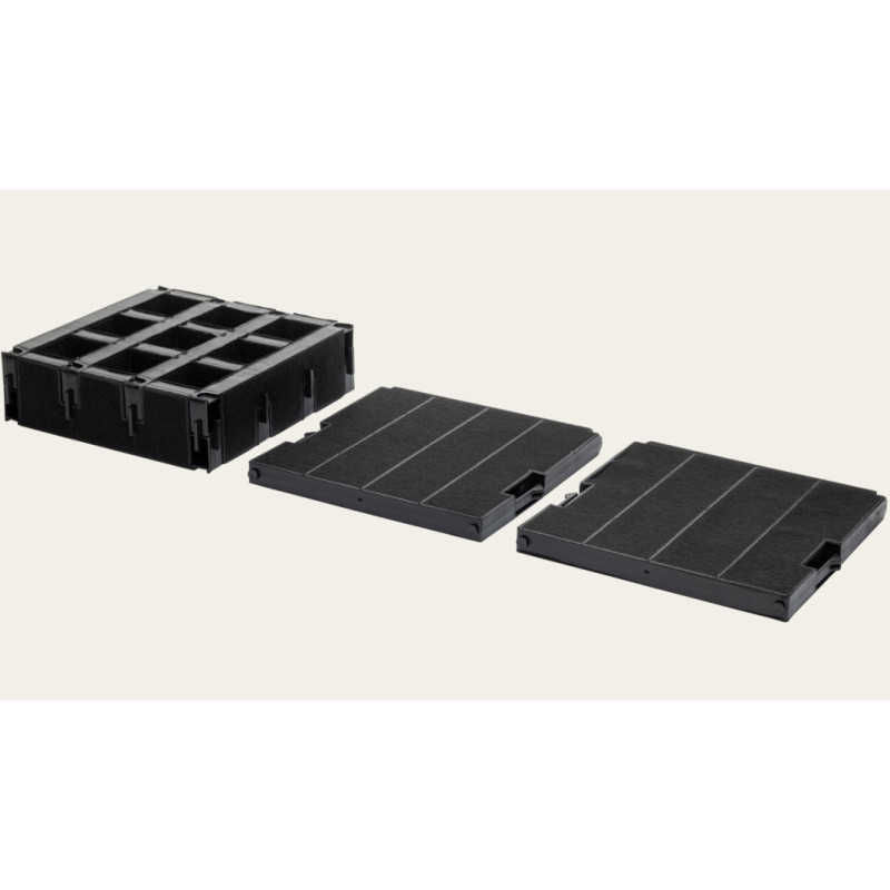 V-ZUG DF PQS 5/6/9 Dunstabzug - Filterpaket mit 2.5 kg Aktivkohle, mit Grund- und Seiten-Teile