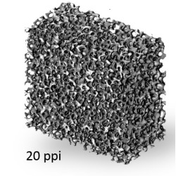 Filtermatte aus PPI mit 20 mm Dicke, Auflösung: 20 Löcher pro Inch