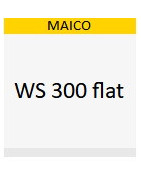 MAICO WS 300 flat